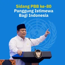 Sidang PBB ke-80 Panggung Istimewa Bagi Indonesia