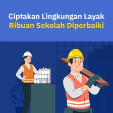Ciptakan Lingkungan Layak Ribuan Sekolah Diperbaiki