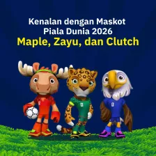 Maskot Piala Dunia 2026 Resmi Dirilis