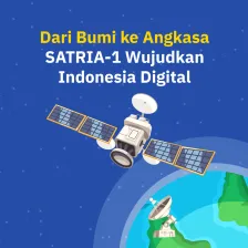 Dari Bumi ke Angkasa, SATRIA 1 Wujudkan Indonesia Digital