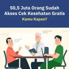 50,5 Juta Orang  Sudah Akses Cek Kesehatan Gratis