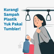 Kurangi Sampah Plastik, Yuk Pakai Tumbler!