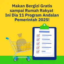 Makan Gratis sampai Rumah Rakyat,  Ini Dia 11 Program Andalan Pemerintah 2025!