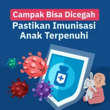 Campak Bisa Dicegah, Pastikan Imunisasi Anak Terpenuhi