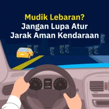 Mudik Lebaran?  Jangan Lupa Atur Jarak Aman Kendaraan