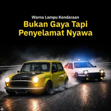 Kenali Arti Warna Lampu Kendaraan