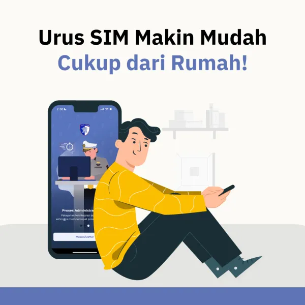 Perpanjang SIM Makin Mudah, Cukup dari Rumah