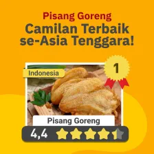 Top Camilan Asia Tenggara, Pisang Goreng Juaraaaaa