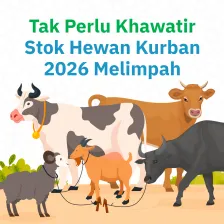 Tak Perlu Khawatir, Stok Hewan Kurban 2026 Melimpah