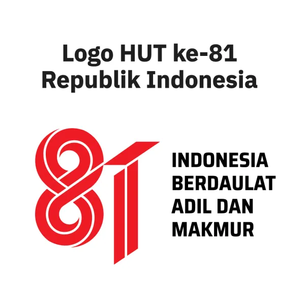Logo HUT ke-81 Republik Indonesia