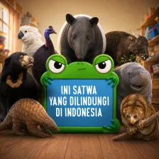Selain Tapir Tenuk,  Ini Satwa Lain yang Dilindungi di Indonesia